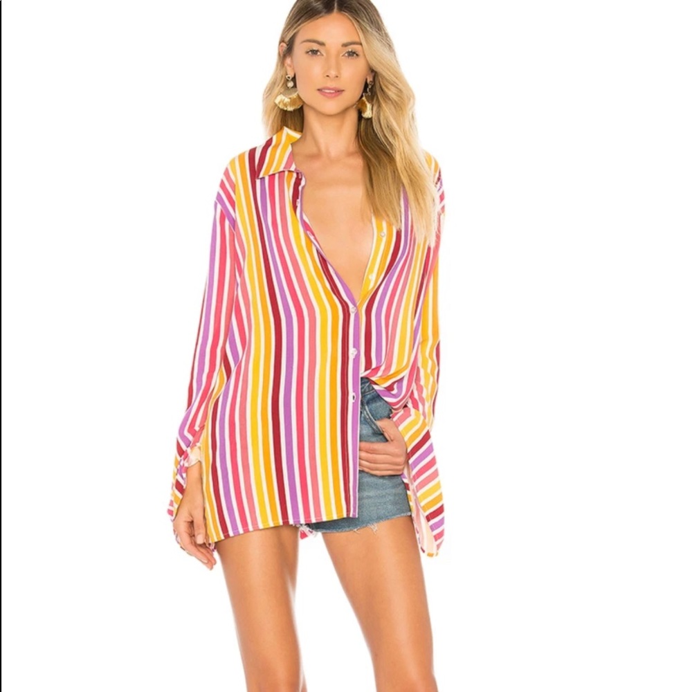 Tularosa striped button up shirt